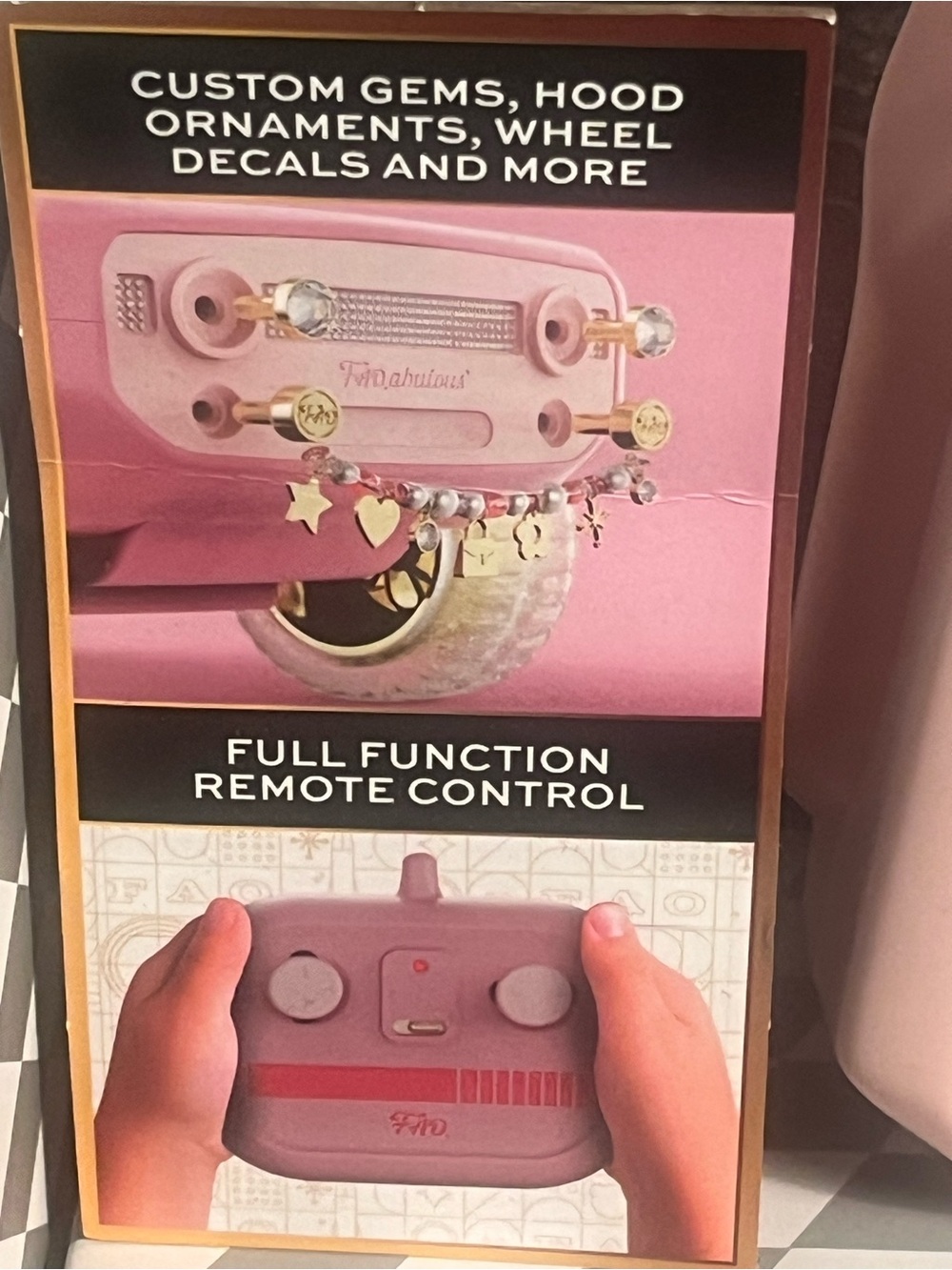 FAO Schwarz Blingable Pink Remote Control Car New in Box ๐๐๐ - Picture 3 of 4